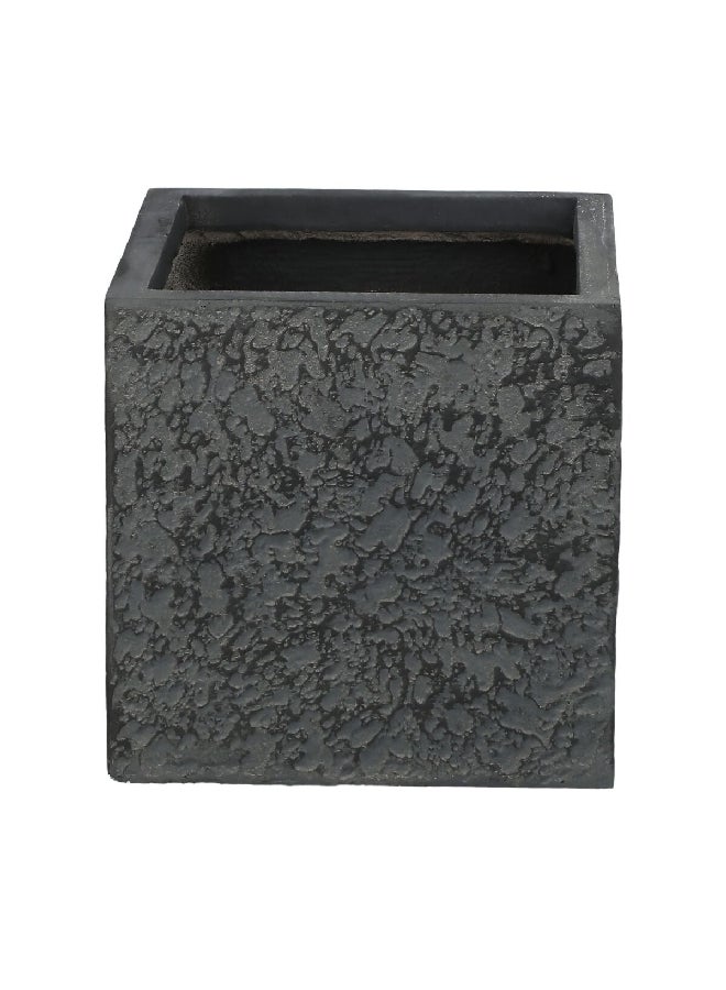 serene UV-Resistant Square Clay Flower Pot Grey 34.5 x 33 x 31 cm - Image 1