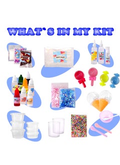 MissTiara Ultimate DIY Slime Kit for Kids-Non-Sticky,Soft & Scented to Make Cloud Slime, Foam Slime, Butter Slime, Ice Cream Slime and Candy Slime with Charms-Party Favors and Great Gift Idea  - Image 2