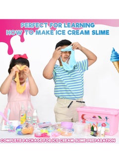 MissTiara Ultimate DIY Slime Kit for Kids-Non-Sticky,Soft & Scented to Make Cloud Slime, Foam Slime, Butter Slime, Ice Cream Slime and Candy Slime with Charms-Party Favors and Great Gift Idea  - Image 3
