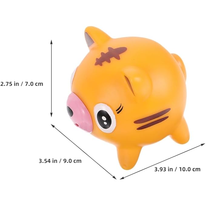 YARNOW 4Pcs Squeaky Animal for Tongue Out Cartoon Balls Fun Sensory Play for Party Favors and Decompression Activities - Image 2
