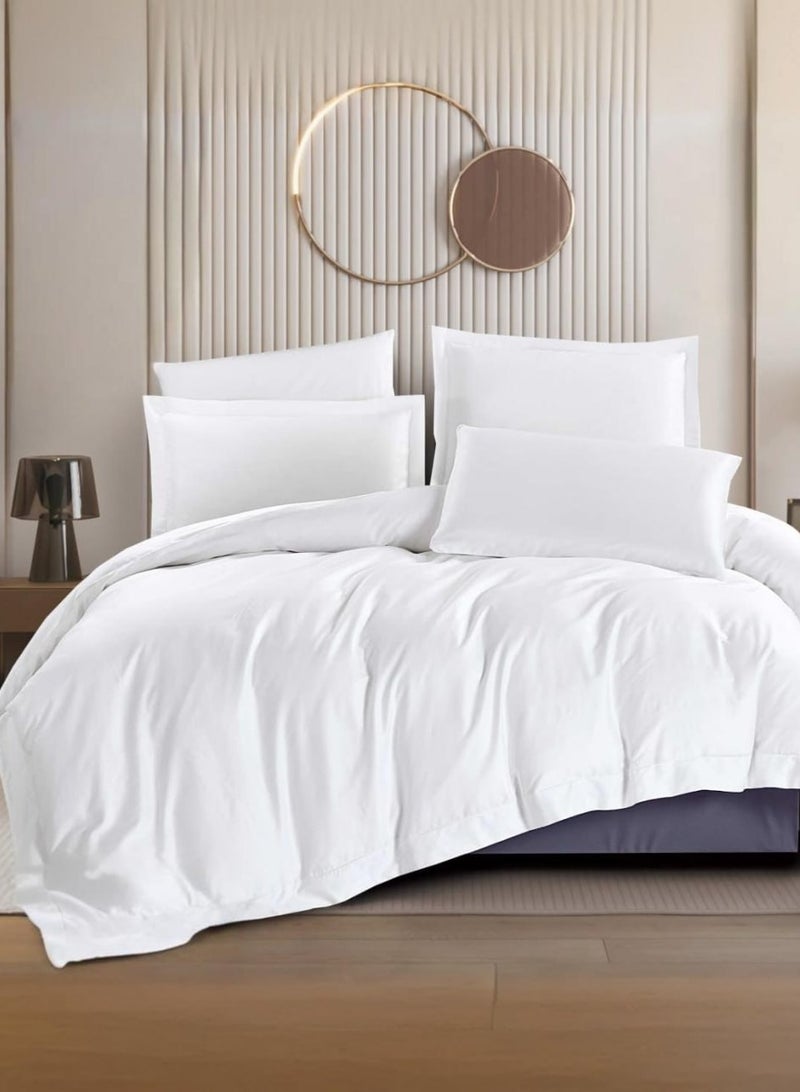 Bazaar Home Al-Faisaliah 7-Piece Luxury Hotel-Style Duvet Set for Double Bed with Removable Filling