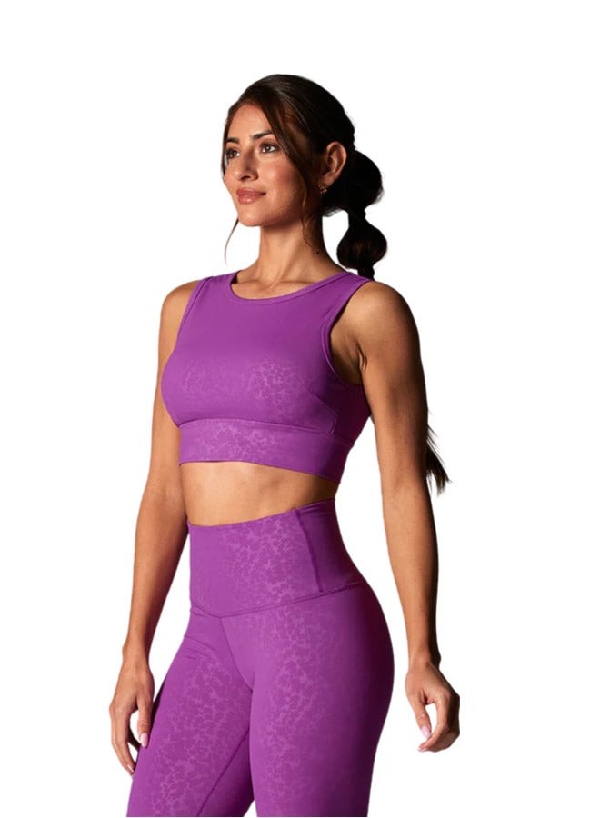 TAVI AGILITY BRA VIOLET FLORAL - Image 1