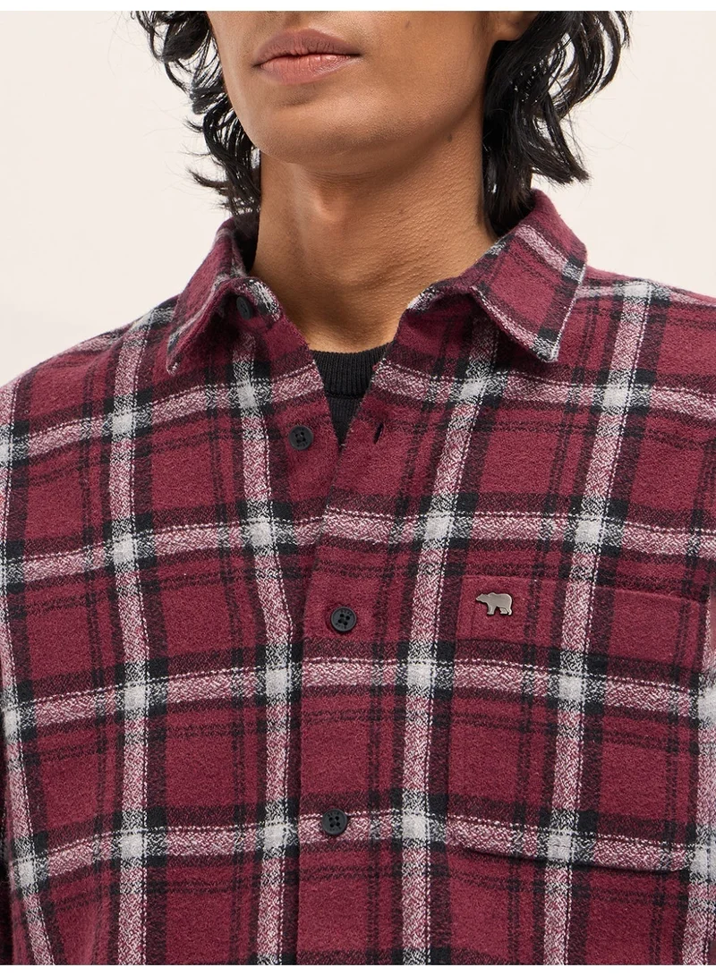 THE BEAR HOUSE  Men’s Long Sleeve Shirt – Classic, Comfortable and Stylish Essential for Work, Travel or Casual Outings for Men | Best Price UAE