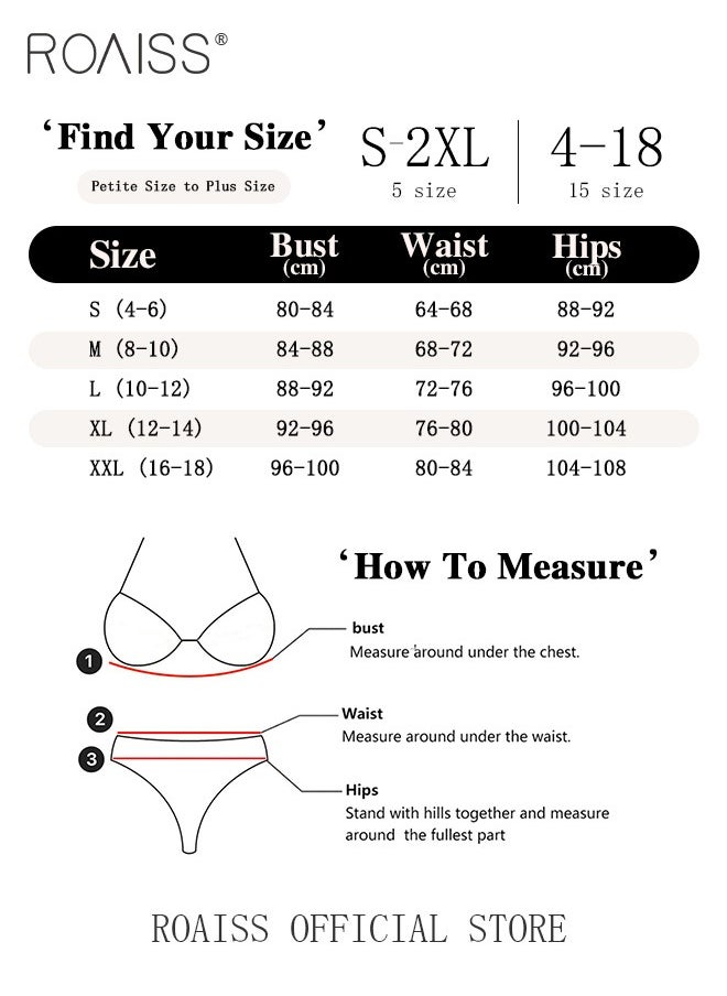 roaiss Women's Underwear Ladies One Piece V Neck Lingerie with Garter Hollow Lace Nightwear Skin Friendly  - Image 2