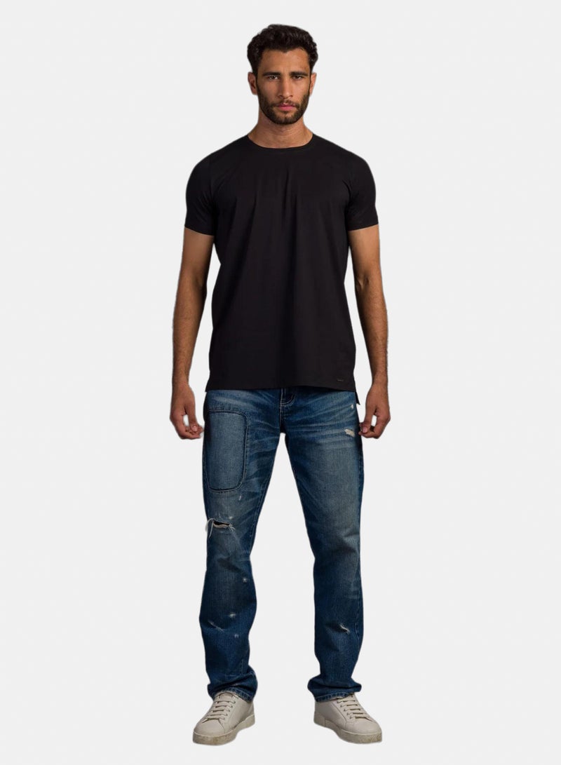 Stache Split T-Shirt - Image 1