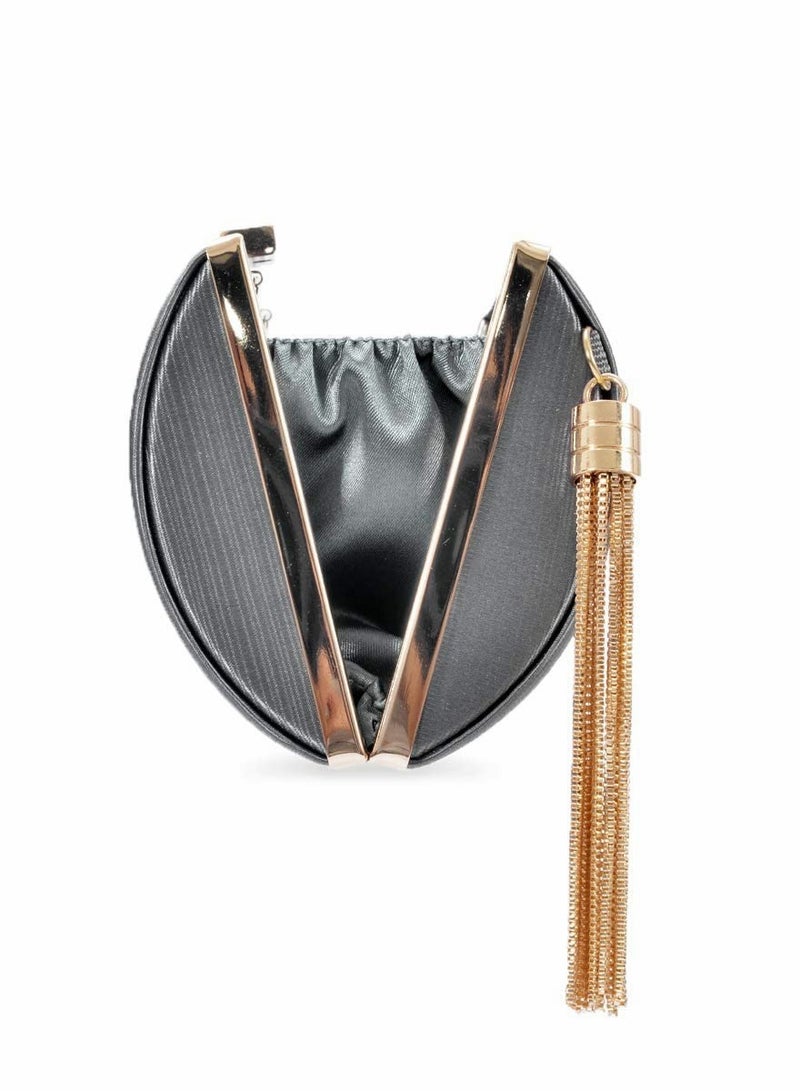 Zikra Womens Evening Clutch Bag Designer Evening Handbag, Lady Party Clutch Purse - Image 4