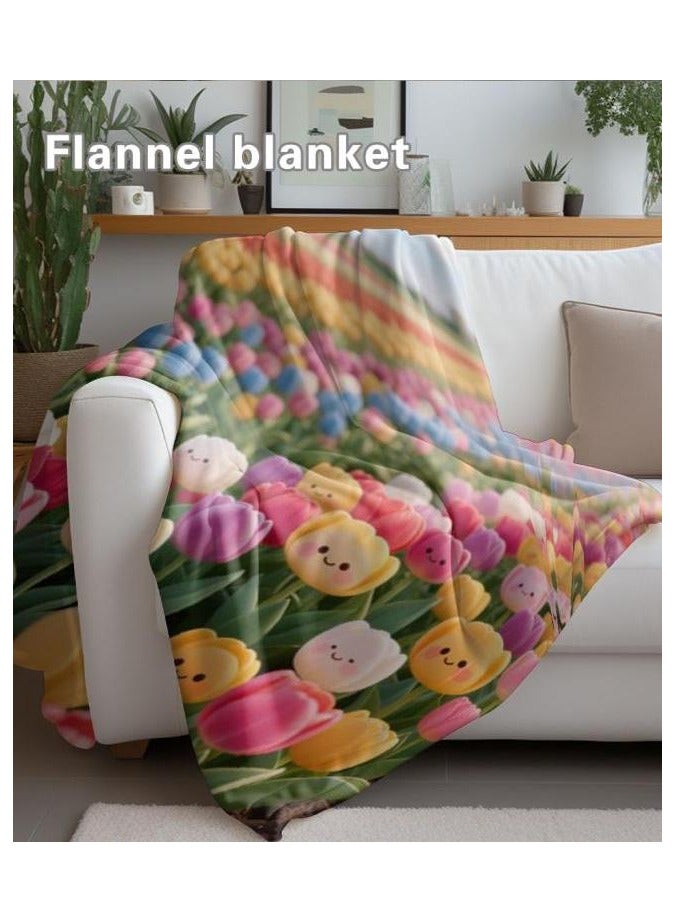 عام بطانية رقيقة من الفانيلا (دافئة ومريحة، ومناسبة للنوم، واستخدام الألعاب، وإزالة الغبار والرمل) 150 سم * 200 سم - 370 - Image 1