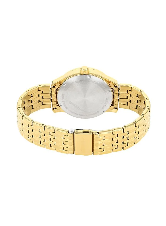 سيتيزن Men's Stainless Steel Strap with Gold Plating Mechanical Day & Date Watch NH8352-53P - 40 mm