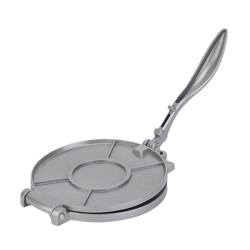 Mexican cake press aluminum alloy cake press artifact lazy handmade round dumpling wrapper dough mold wholesale(White Large) - Image 1