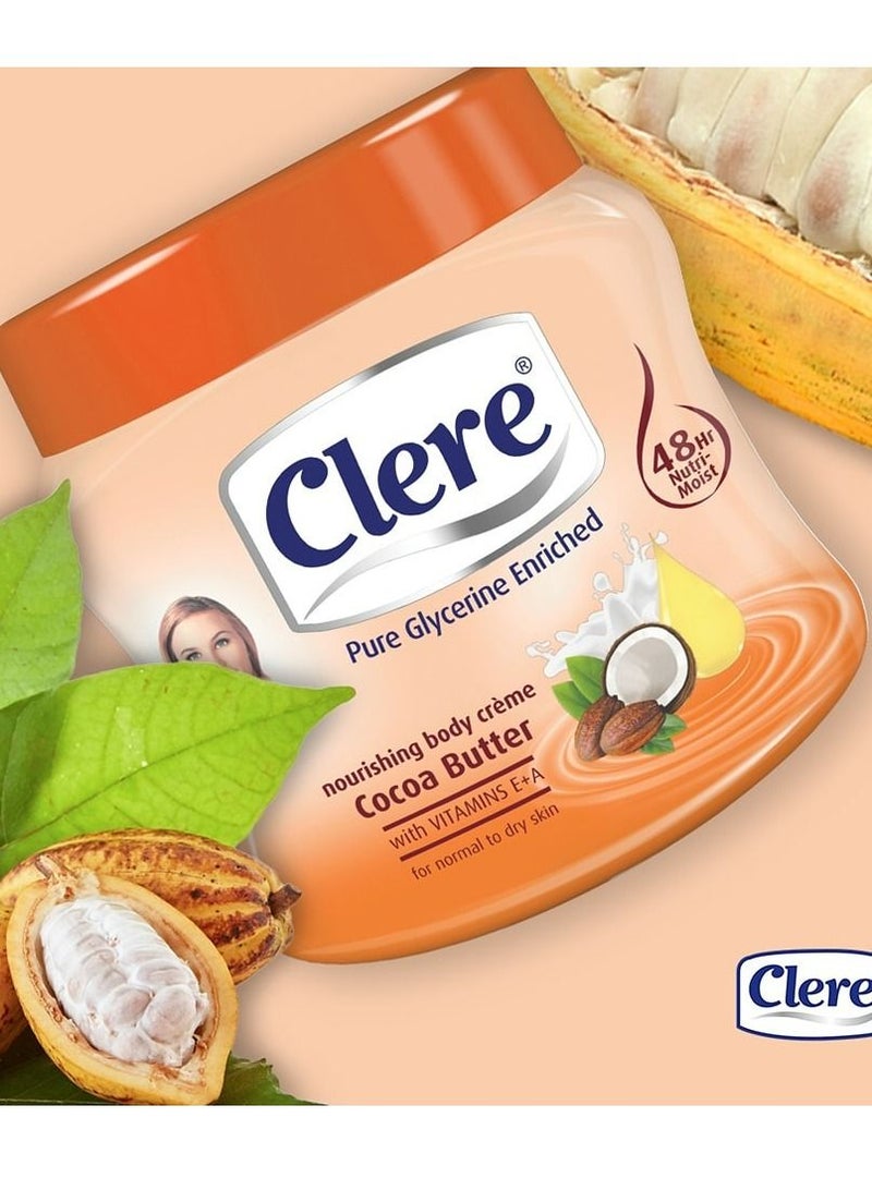 CLERE Cocoa butter smoothing cream - 500 ml - Image 1