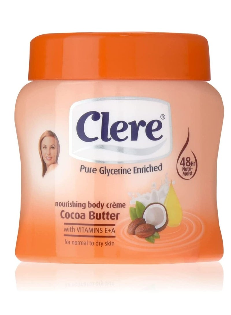 CLERE Cocoa butter smoothing cream - 500 ml - Image 2