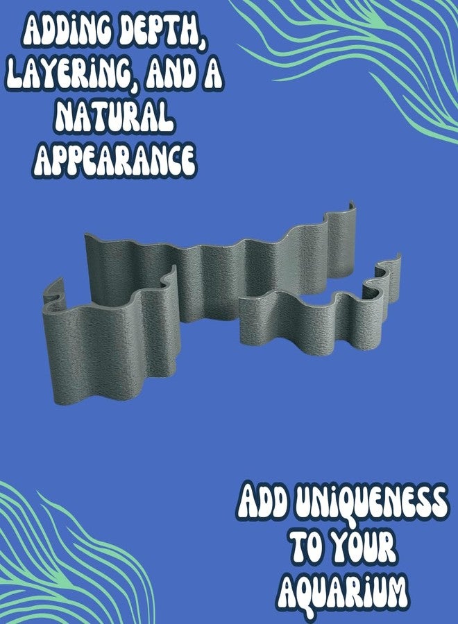 Chatelet REEFSHAPE Aquarium or Terrarium Substrate Cliffs Combo Pack | Separate Substrate Layers in Aquariums or Terrariums to Create Cliffs & Depth | Made in USA (Cliff Combo, Gray) - Image 5
