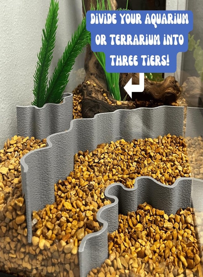 Chatelet REEFSHAPE Aquarium or Terrarium Substrate Cliffs Combo Pack | Separate Substrate Layers in Aquariums or Terrariums to Create Cliffs & Depth | Made in USA (Cliff Combo, Gray) - Image 2