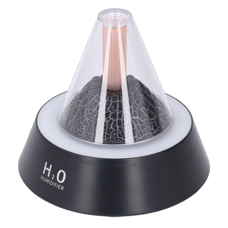 Ultrasonic Aromatherapy Diffuser: 7 Color Changing LED Lights, Super Quiet 25dB Operation, Auto Shut Off - Volcano Flame Effect, Multiple Light Modes, Essential Oil Diffuser for Home Bedroom Office Gy - Image 3