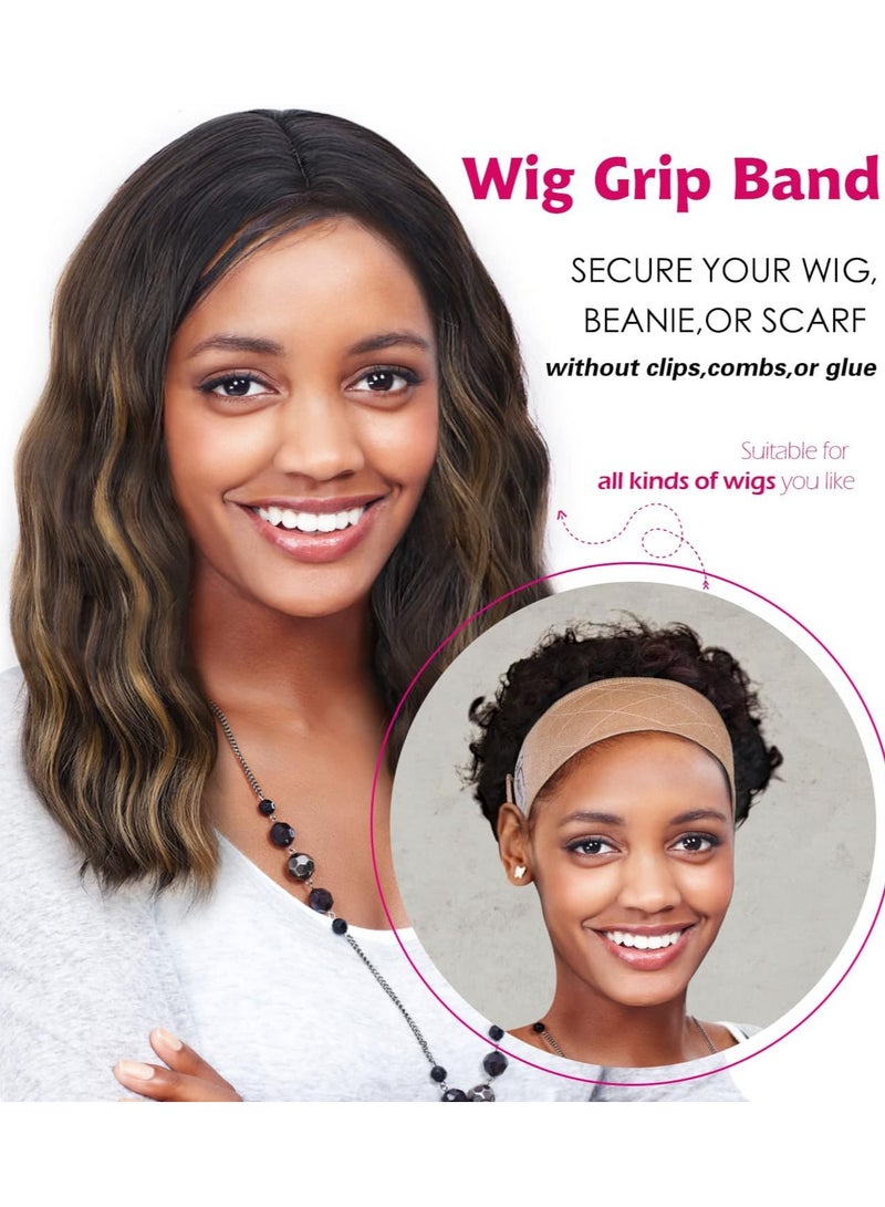 Estelle Wig Grip Velvet  Lace Headband  For Non Slip, Blonde - Image 4