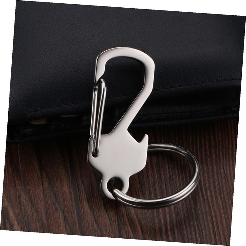 Stainless Steel Car Keychain 2 Pack Key Ring Holder For Men Women - Image 5