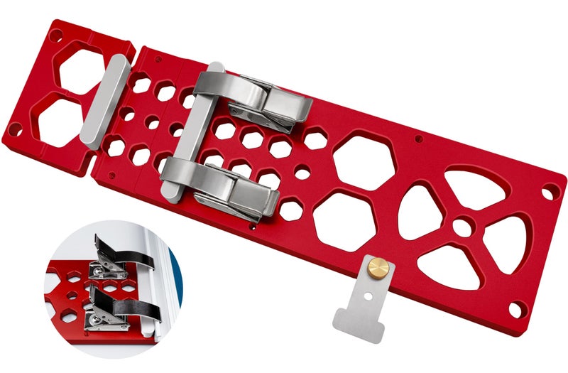 ViewReal 13.4inch Track Saw Guide Rail Square,90° Right Angle Track Saw Square - Compatible with Festool & Makita Guide Rail - Easy-Install Circular Saw Accessories for Precise Cuts(Upgraded) - Image 1
