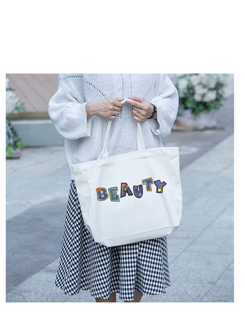 SYOSI رقع حديدية مرسومة بحروف SYOSI ، رقع أبجدية ملونة A-Z مطرزة للملابس والقبعات والأحذية والحقائب للإصلاح ، رقع متنافسة مطرزة 52 قطعة - Image 5