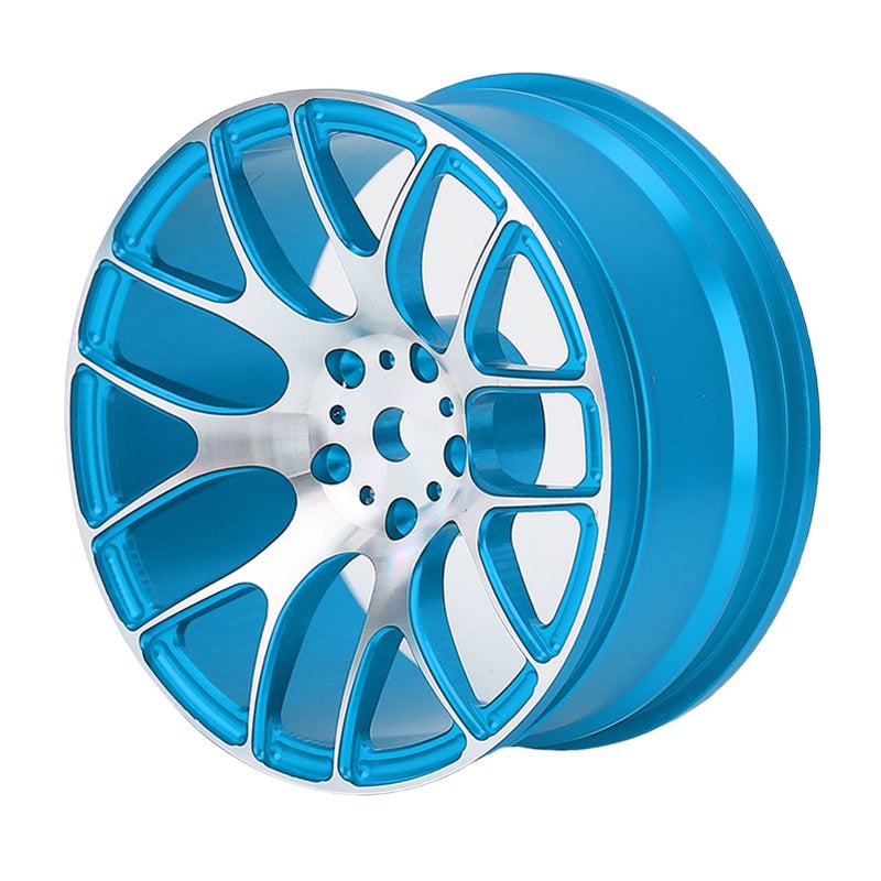 4PCS RC Wheel Hubs Replacement for MN128 MN86 G500 1/12 Aluminium Alloy RC Car Wheel Rim Hub Blue - Image 3