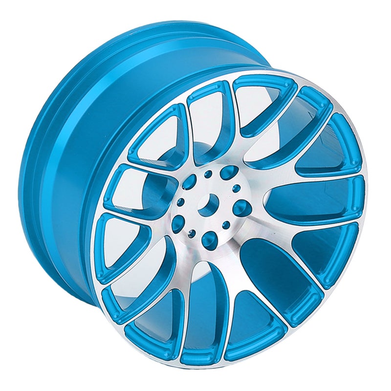4PCS RC Wheel Hubs Replacement for MN128 MN86 G500 1/12 Aluminium Alloy RC Car Wheel Rim Hub Blue - Image 2