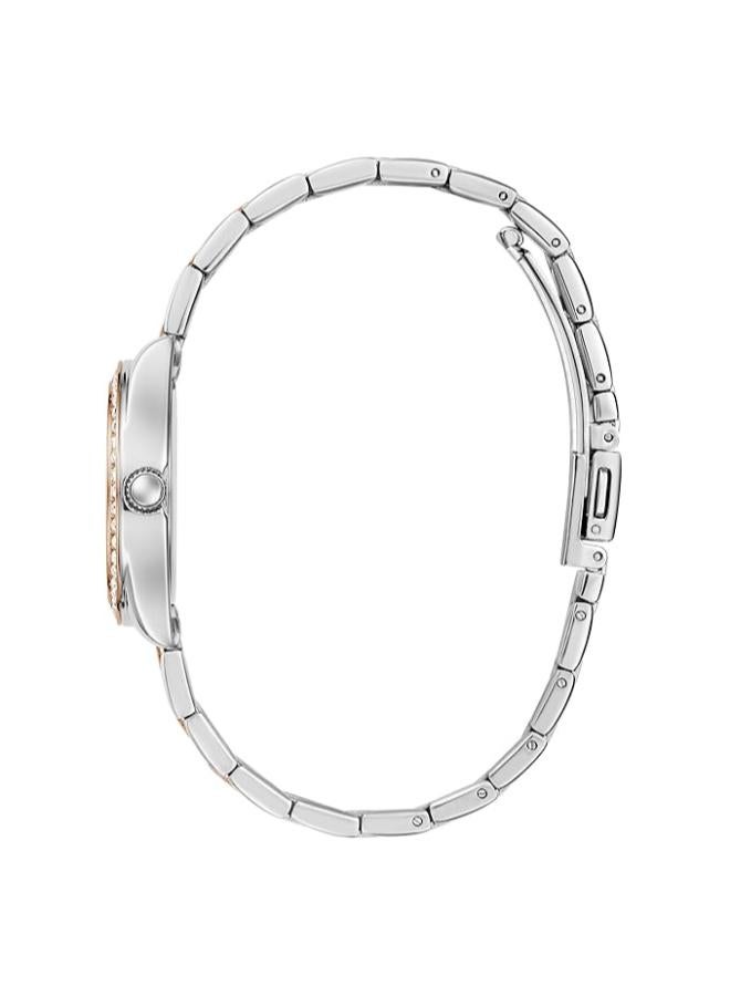 جس ساعة ميني لونا فولاذ معاد تدويره ٣٠ مم تناظرية - Image 4