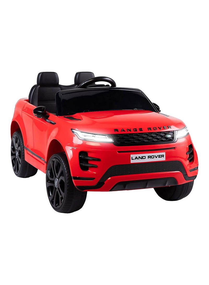 Range Rover Range Rover Evoque Licensed Electric Car, 12V Ride On Car With Remote Control For Kids - Red - Image 1