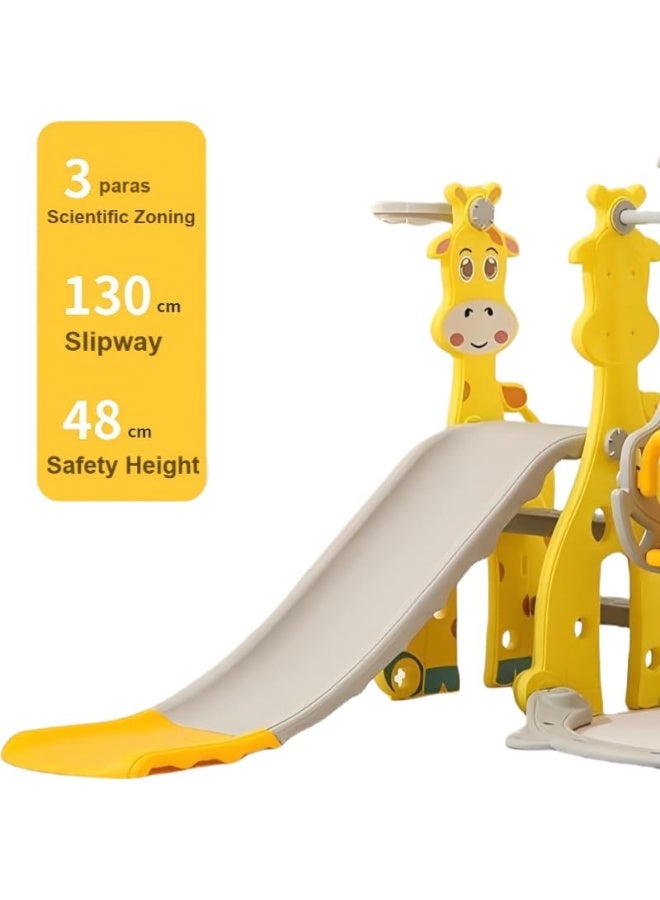 شريحة طفل صغير للأطفال الذين تتراوح أعمارهم بين 2 3 4 5 6 7 8 9، شريحة الطفل والأرجوحة للأطفال في الهواء الطلق في الأماكن المغلقة 3-10 سنوات من العمر، لعبة لعبة المنزل للبنين والبنات (A2) - Image 5