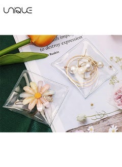 Unique 50 Pcs Single Pocket Coin, Collectors Individual Clear Plastic Sleeves Holders Small Pouch Protector for Coins Jewelry and Items Storage  - Image 4