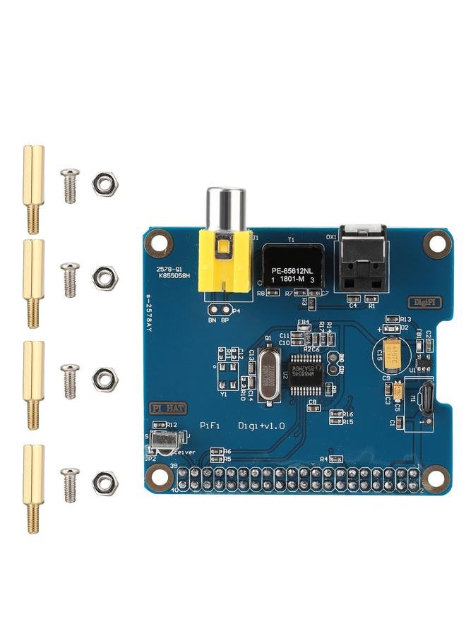 Thoraya HIFI DiGi+ Digital Sound Card Expansion Board for Raspberry Pi 3/2 Generation  - Image 1