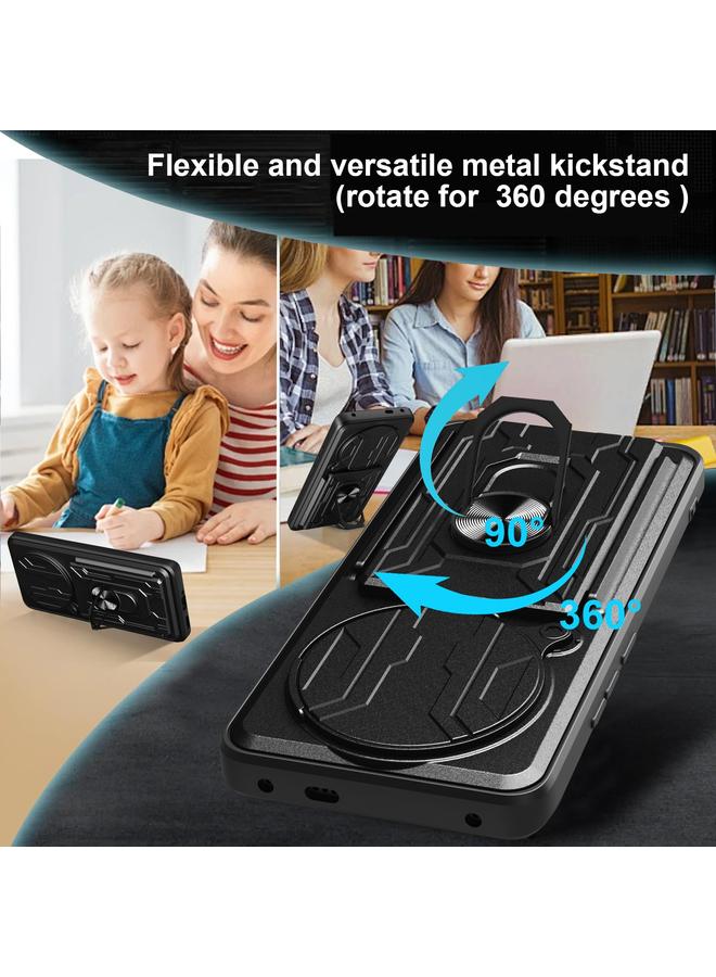 erorex Case For Redmi Note 14 Pro+ 5G Sliding Camshield TPU+PC Phone Case with Card Slot - Image 4