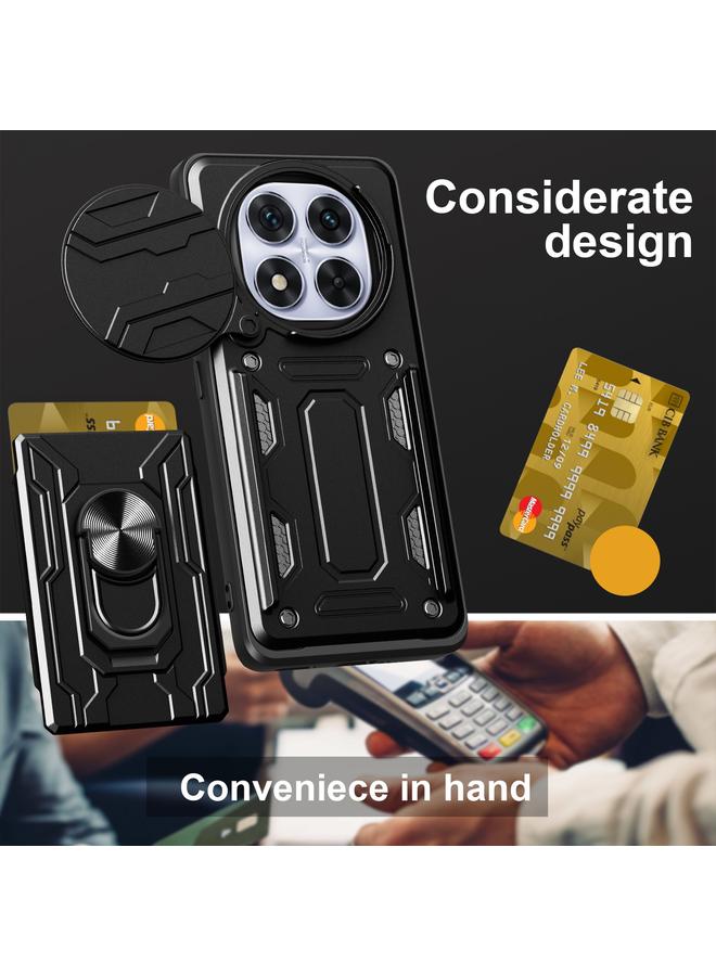 erorex Case For Redmi Note 14 Pro+ 5G Sliding Camshield TPU+PC Phone Case with Card Slot - Image 3