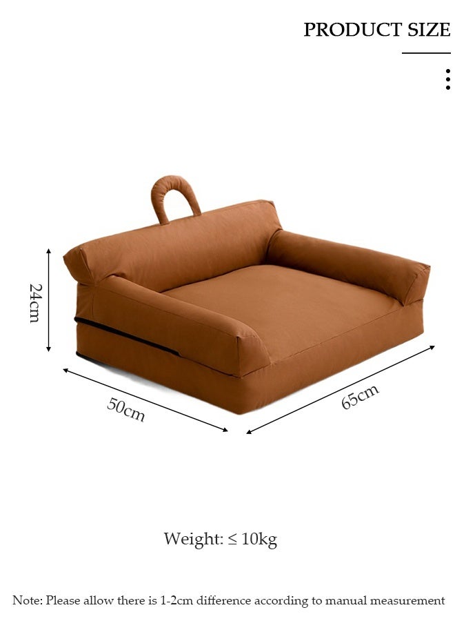 DUNISO Pet Couch Bed,Waterproof Dog Beds for Large Dogs,Sofa Dog Bed with Waterproof Lining, Removable Washable Cover and Nonskid Bottom Couch,Comfortable Sleep for Pet - Image 2