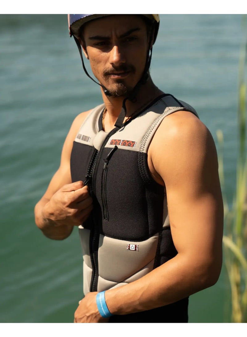 Follow Capiva Impact Vest - Stone/Black - Image 4