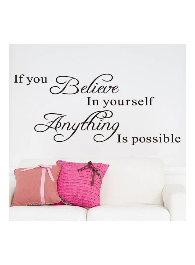 Wall Decal Inspirational Wall Decal Motivational Office Decor Quote Inspired Motivated Positive Wall Art Vinyl Gym Sticker School Classroom Decor - Image 1
