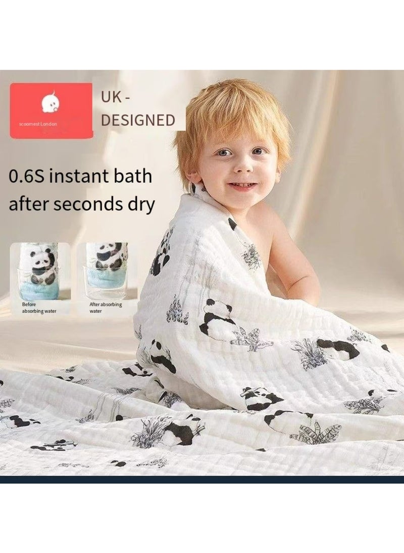 Generic Baby blanket, baby wrap, sleeping bag, baby stroller cover, soft newborn blanket, gauze, bath gauze  - Image 2