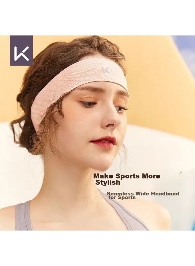 Keep Sports Sweatband For Women, Sweat-absorbing Running Headband, Yoga Headband For Men, Fitness Headband, Vibrant Blue - Image 2