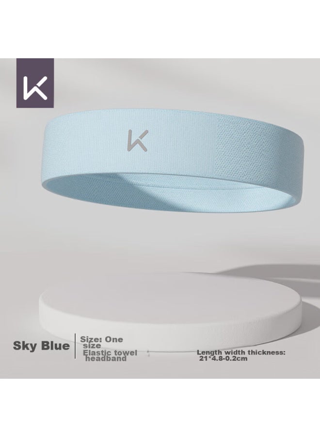 Keep Sports Sweatband For Women, Sweat-absorbing Running Headband, Yoga Headband For Men, Fitness Headband, Vibrant Blue - Image 1
