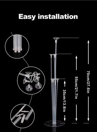 Balloon Stand Kit - 4 Sets with Balloon Sticks, Stands for Table & Floor, Archer with Base for Parties & Decorations - view 2