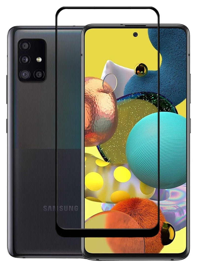 ACLIX Antistatic ESD Dustproof Premium Quality High Definition Tempered Glass Screen Protector Designed For Samsung Galaxy A51 - Image 1