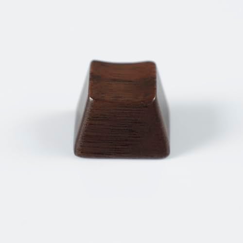 YMDK Wooden Keycap Solid Walnut Wood Keycap Novelty Keycaps Spacebar Esc Arrow Keys OEM Profile for Cherry MX Mechanical Keyboard (Esc R4 1 Key) - Image 3