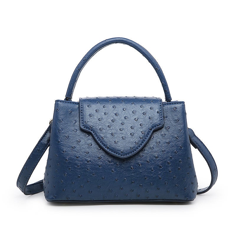 Popular Ostrich Pattern Handbag Women'S Fashion Shoulder Crossbody Bag Ready For Sale - Image 3