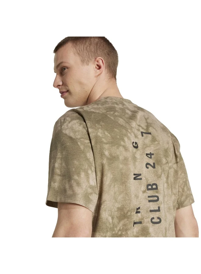 اديداس تيشيرت باور ايه او بي بيج بأكمام قصيرة للرجال