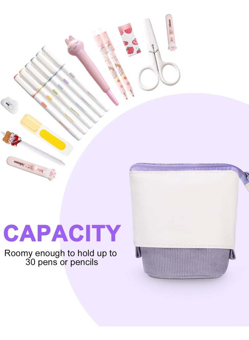 NANAO Pencil Case with Zip, Telescopic Pencil Case - Image 4