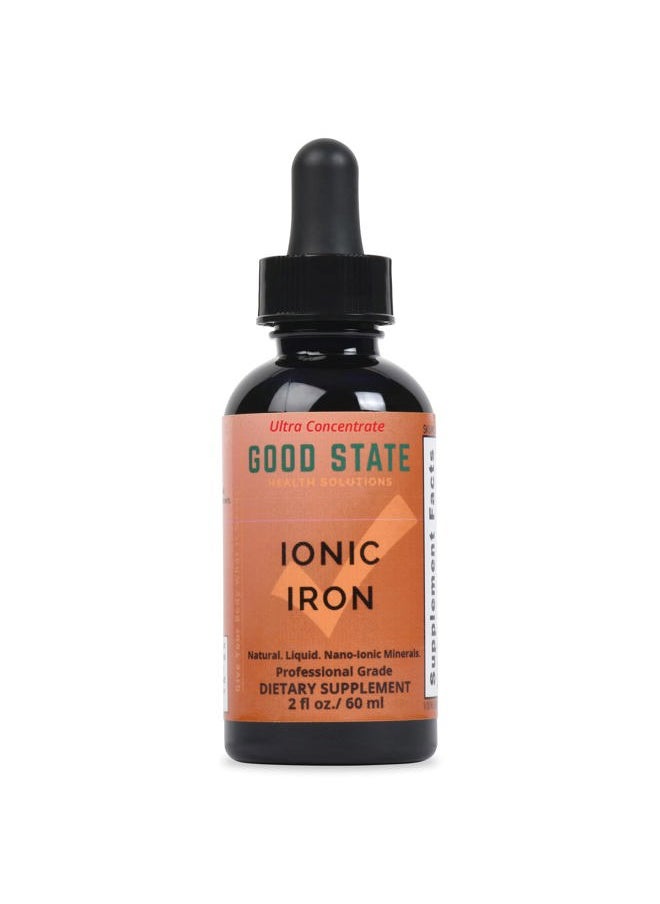 Good State Liquid Ionic Iron Ultra Concentrate (10 drops equals 2 mg - 100 servings per bottle)  - Image 1