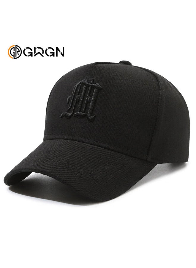 Grgn Men's Large Head Cirference High Crown All-season Baseball Cap Versatile Visor Hat Sun Protection Cap - Image 4