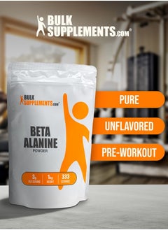 BULKSUPPLEMENTS.COM Beta Alanine Powder - Beta Alanine Supplement, Beta Alanine Pre Workout, Beta Alanine 3000mg - Unflavored & Gluten Free, 3g per Serving, 1kg (2.2 lbs) (Pack of 1)  - Image 5