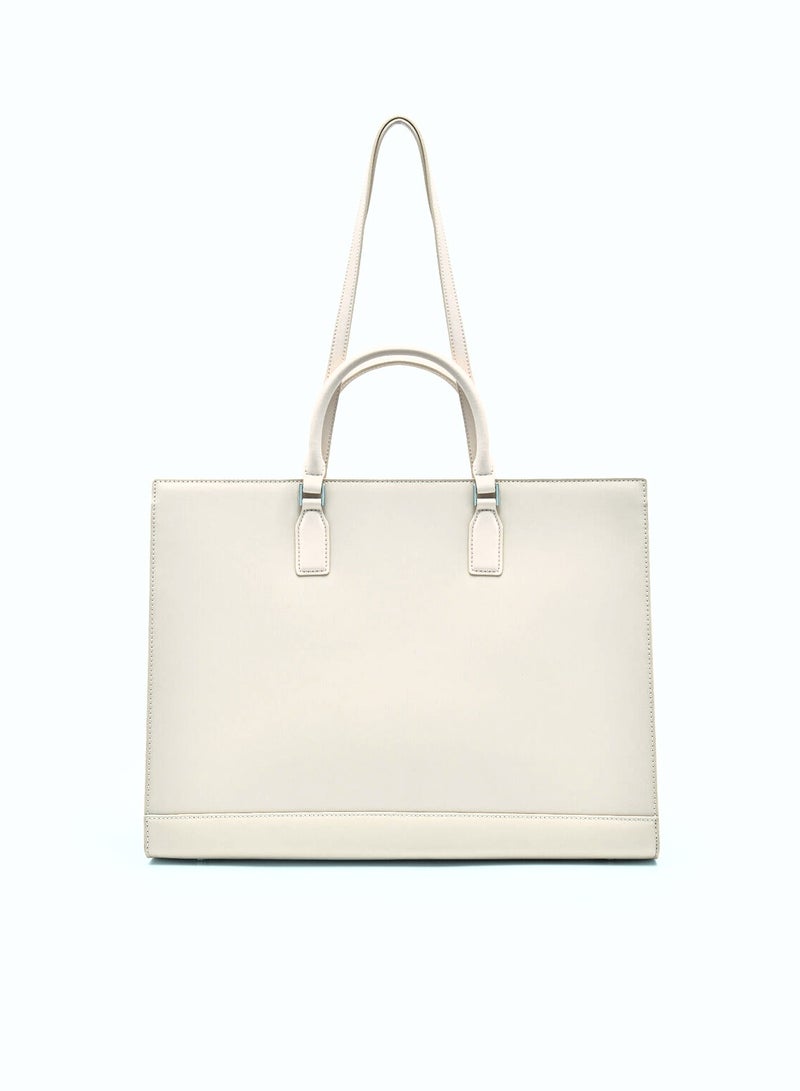 Studio Leather Pixel Tote Bag