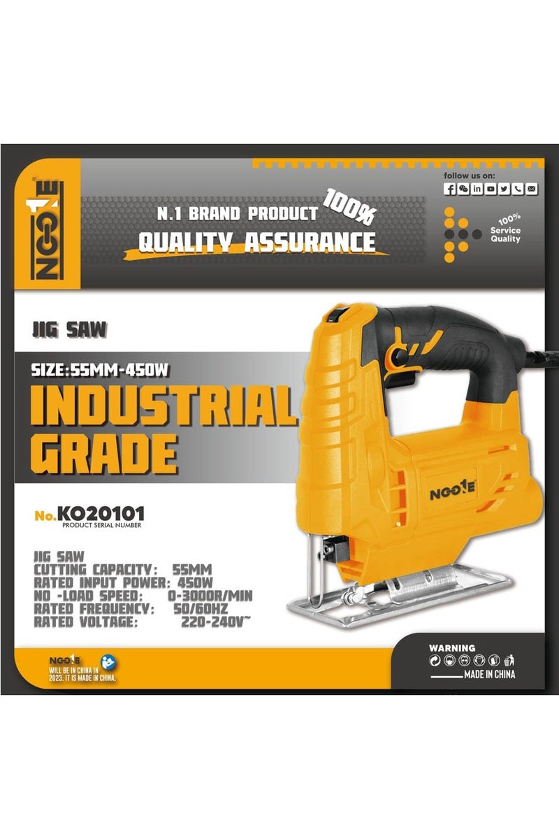 Noo1E Electric Wood Saw 450 Watts 6 Speeds - Image 3