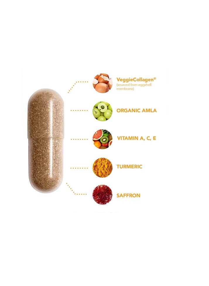SKIN - Skintamin Vegetarian Collagen Pills Best Vegan Collagen Supplements Skin Supplement Formulated To Help Reduce Blemishes 3 Pack - Image 1