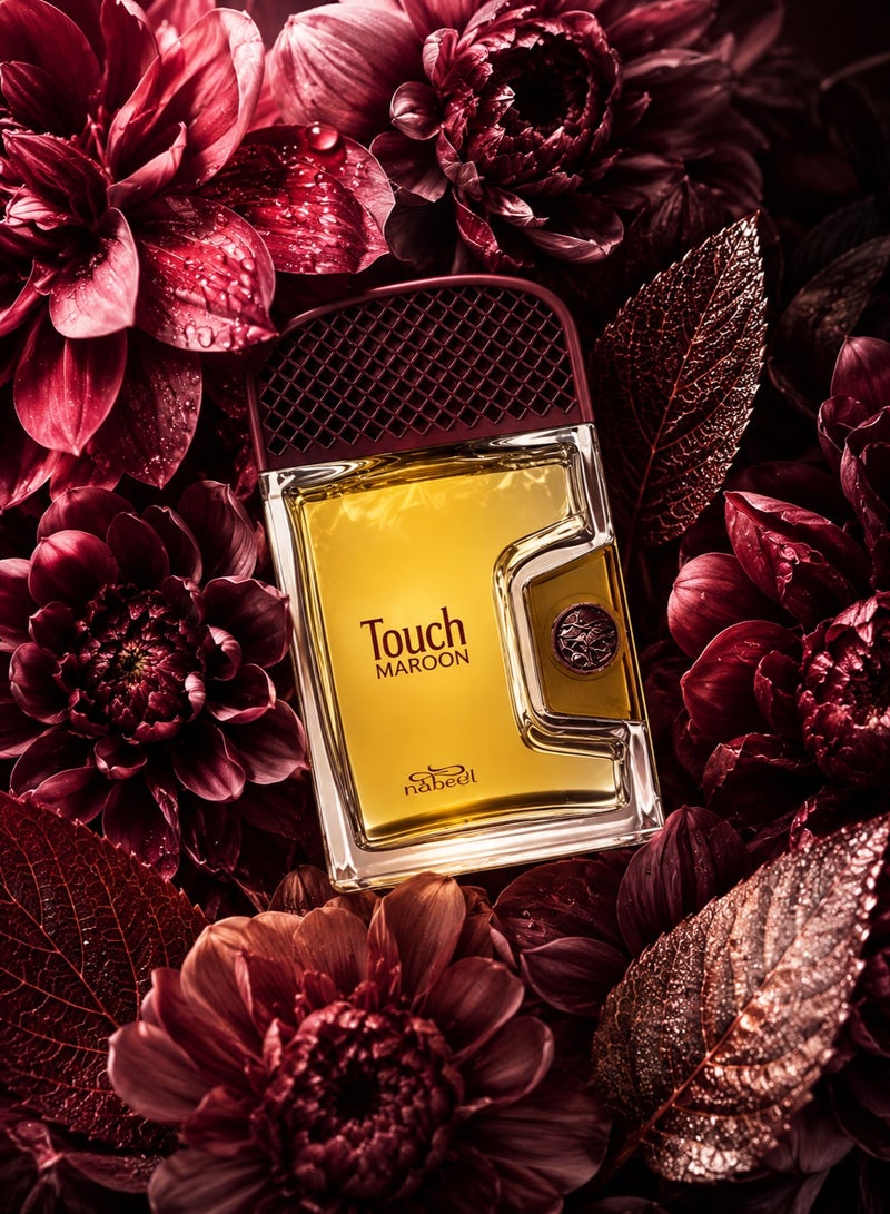 Nabeel Touch Maroon Eau De Parfum 80ML Long Lasting Luxury Unisex Fragrance - Image 5